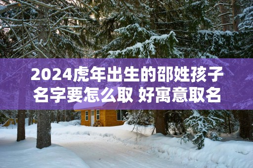 2025蛇年出生的邵姓孩子名字要怎么取 好寓意取名