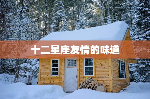 十二星座友情的味道