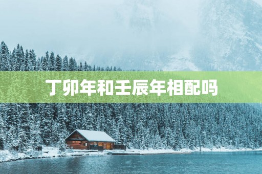 丁卯年和壬辰年相配吗