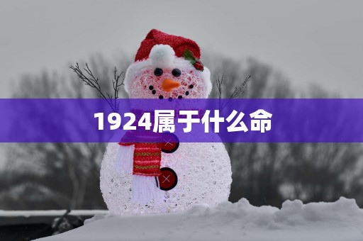 1924属于什么命