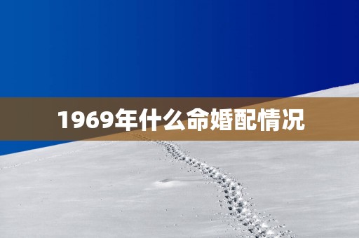 1969年什么命婚配情况