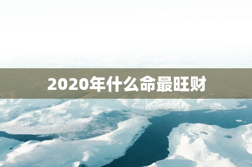 2025年什么命最旺财