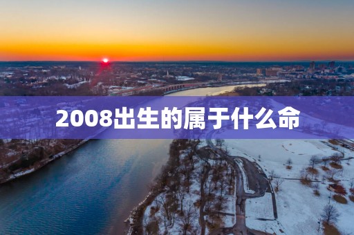 2008出生的属于什么命