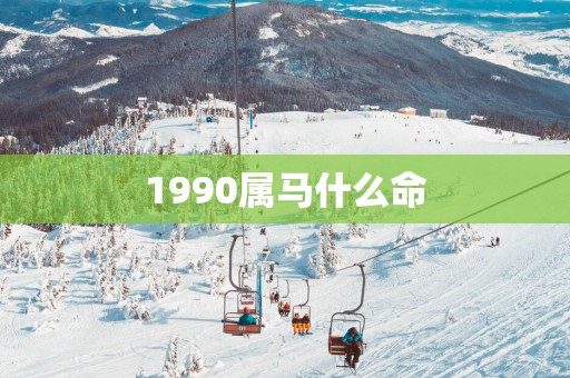 1990属马什么命