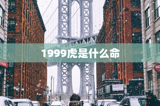 1999虎是什么命