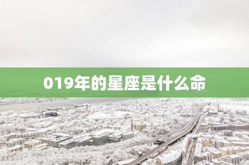 019年的星座是什么命
