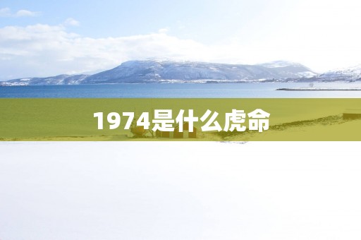 1974是什么虎命