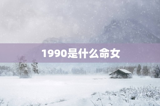 1990是什么命女