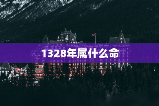 1328年属什么命