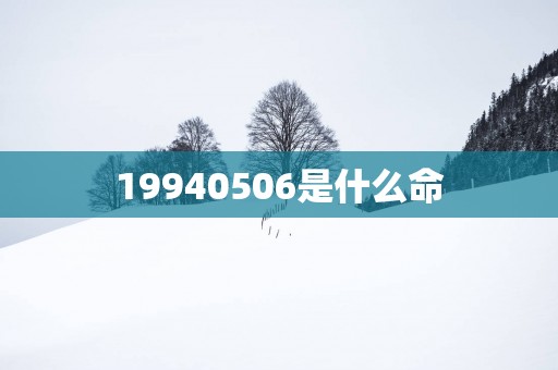 19940506是什么命