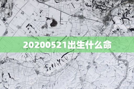 20250521出生什么命