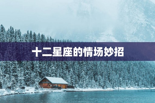 十二星座的情场妙招
