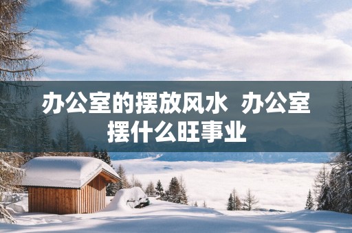 办公室的摆放风水  办公室摆什么旺事业
