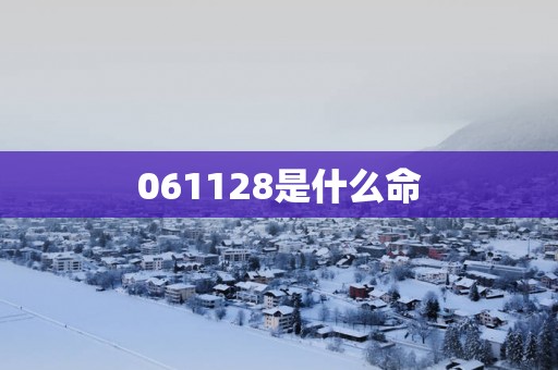 061128是什么命