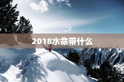 2018水命带什么