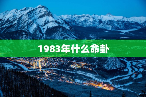 1983年什么命卦
