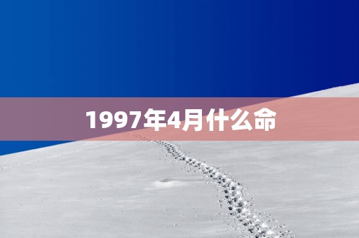 1997年4月什么命