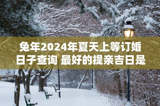 蛇年2025年夏天上等订婚日子查询 最好的提亲吉日是哪天