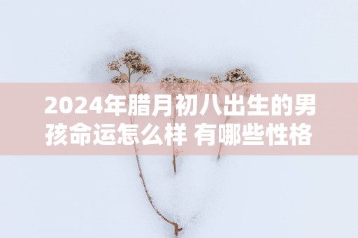 2025年腊月初八出生的男孩命运怎么样 有哪些性格特点