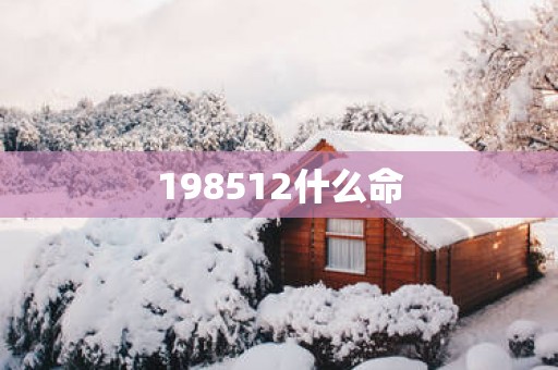 198512什么命