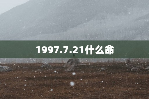 1997.7.21什么命