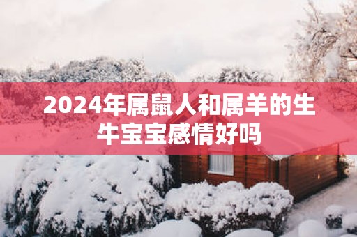 2025年属鼠人和属羊的生牛宝宝感情好吗