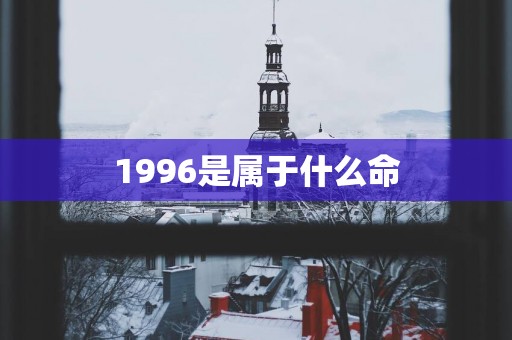 1996是属于什么命
