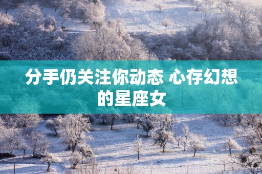 分手仍关注你动态 心存幻想的星座女
