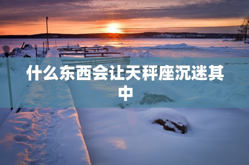 什么东西会让天秤座沉迷其中