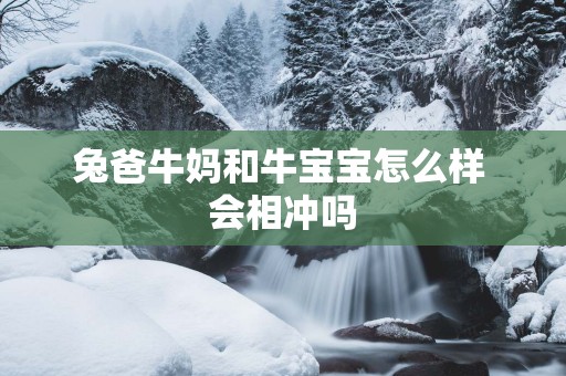兔爸牛妈和牛宝宝怎么样 会相冲吗