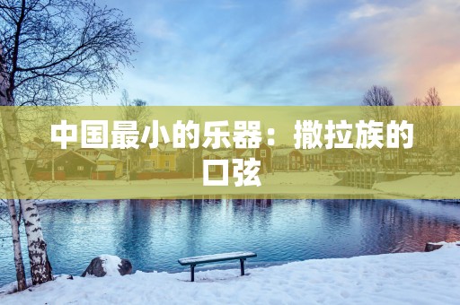 中国最小的乐器：撒拉族的口弦
