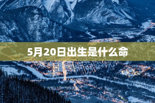 5月20日出生是什么命