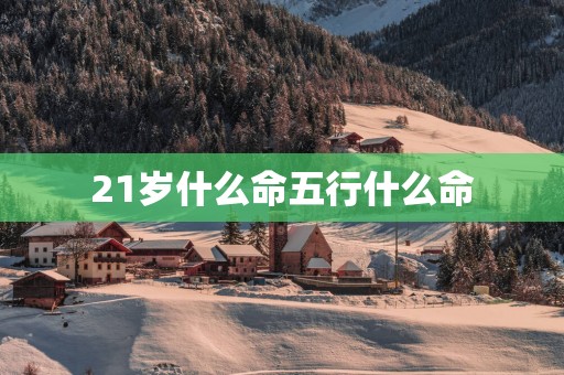 21岁什么命五行什么命