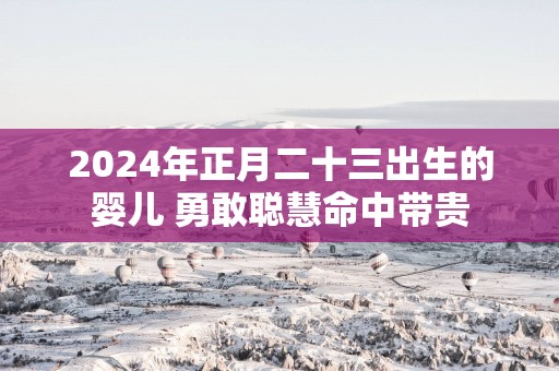 2025年正月二十三出生的婴儿 勇敢聪慧命中带贵