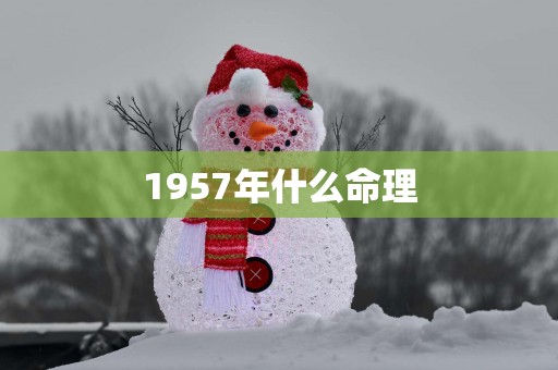 1957年什么命理