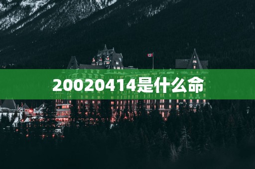 20020414是什么命