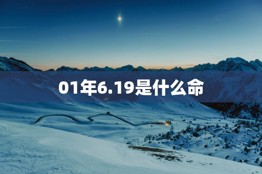 01年6.19是什么命
