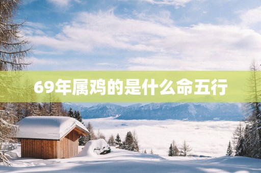 69年属鸡的是什么命五行
