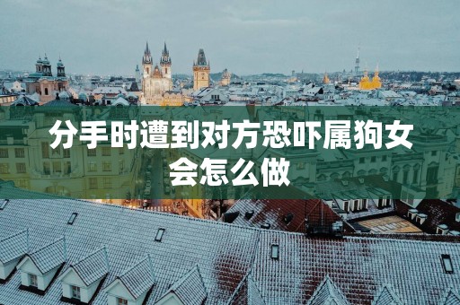 分手时遭到对方恐吓属狗女会怎么做