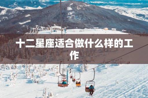 十二星座适合做什么样的工作