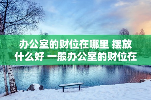 办公室的财位在哪里 摆放什么好 一般办公室的财位在哪里