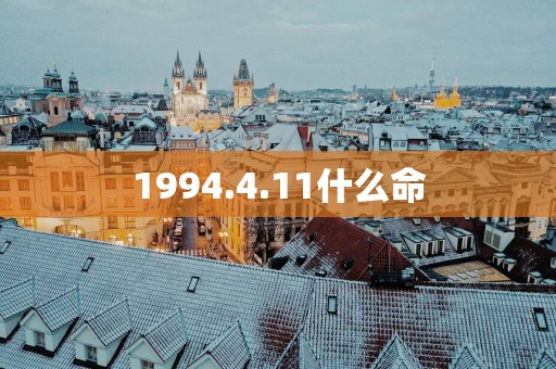 1994.4.11什么命