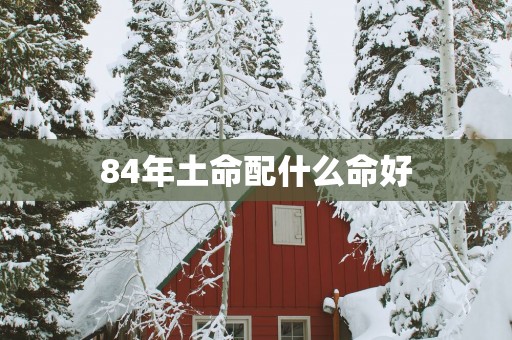 84年土命配什么命好