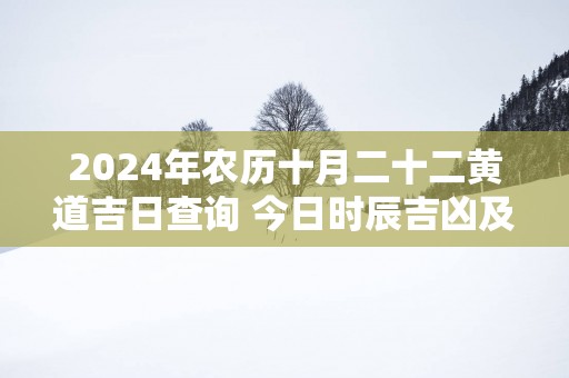 2025年农历十月二十二黄道吉日查询 今日时辰吉凶及宜忌