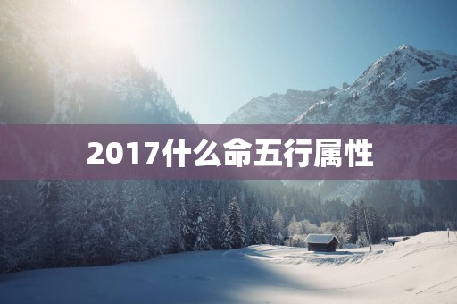 2017什么命五行属性