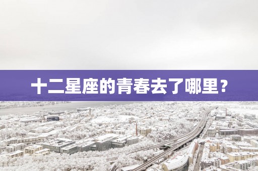 十二星座的青春去了哪里？