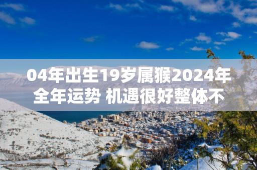 04年出生19岁属猴2025年全年运势 机遇很好整体不错