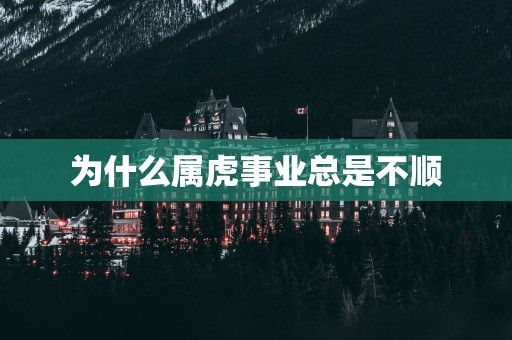 为什么属虎事业总是不顺