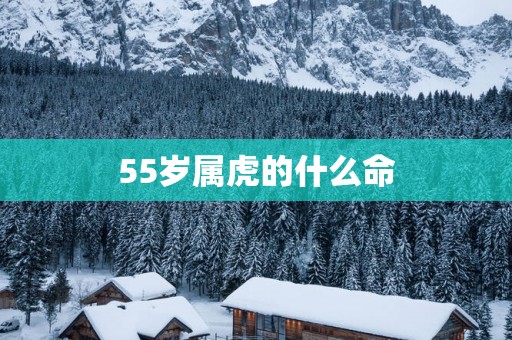 55岁属虎的什么命