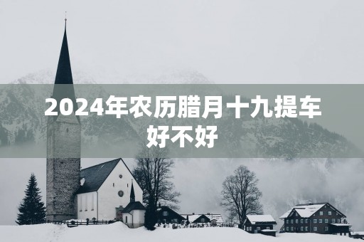 2025年农历腊月十九提车好不好